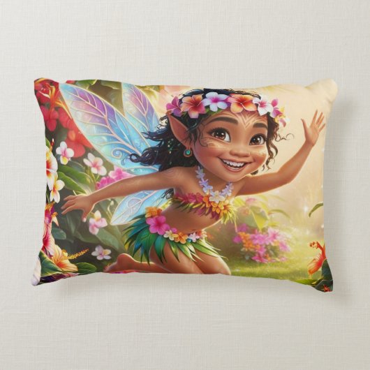 Tropische feeën groeten accent kussen (Achterkant)