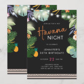 Tropische feestdag in Havana Kaart (Voorkant / Achterkant)