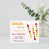 Tropische feestdag kaart (Staand voorkant)