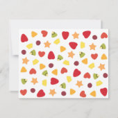 Tropische feestdag kaart (Achterkant)