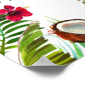 Tropische feestdag poster (Hoek)