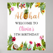 Tropische feestdag poster (Voorkant)