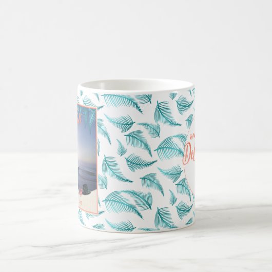 Tropische Feestdagen Kerstmis op de foto van Trope Koffiemok (Center)