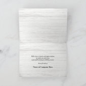 Tropische feestelijke groet met Logo Feestdagen Kaart (Binnen)