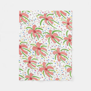 Tropische Fiesta-bloemen Fleece Deken