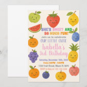 Tropische Fiesta verjaardagsuitnodiging Kaart (Voorkant / Achterkant)