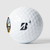 Tropische Fiji Beach Scene be6 gbcna Golfballen (Logo)