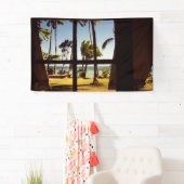 Tropische Fiji Beach Scene BrCNA Spandoek (Insitu)