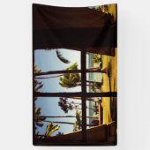 Tropische Fiji Beach Scene BrCNA Spandoek (Verticaal)