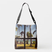 Tropische Fiji Beach Scene cbbcna Crossbody Tas (Achterkant)