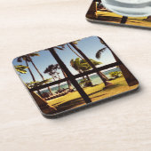 Tropische Fiji Beach Scene Coasterium Bier Onderzetter (Linkerzijde)