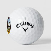 Tropische Fiji Beach Scene cwb gbcnm Golfballen (Logo)