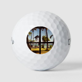 Tropische Fiji Beach Scene cwb gbcnm Golfballen
