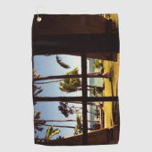 Tropische Fiji Beach Scene GTCNM Golfhanddoek (Voorkant)