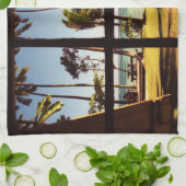 Tropische Fiji Beach Scene KTCNA Theedoek (Gevouwen)