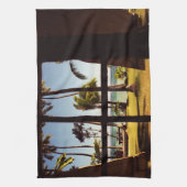 Tropische Fiji Beach Scene KTCNA Theedoek (Verticaal)