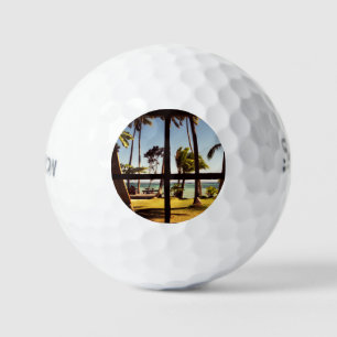 Tropische Fiji Beach Scene ssf gbcnm Golfballen