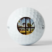Tropische Fiji Beach Scene tmtp5 gbcnm Golfballen (Voorkant)
