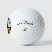 Tropische Fiji Beach Scene tpv1 gba Golfballen (Logo)