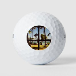 Tropische Fiji Beach Scene wu gbcnm Golfballen