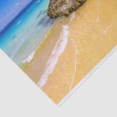 Tropische Filipijnen Sandy Beach Island Tissuepapier (Detail)