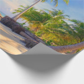 Tropische Filipijnen strand Palm Paradise Cadeaupapier (Hoek)