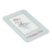 Tropische Filipijnse kerst Vinta Ref magneet (Rechterzijde)