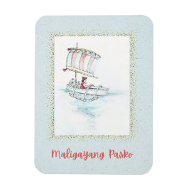 Tropische Filipijnse kerst Vinta Ref magneet