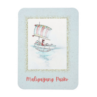 Tropische Filipijnse kerst Vinta Ref magneet