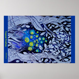 TROPISCHE FIREFLIE POSTER