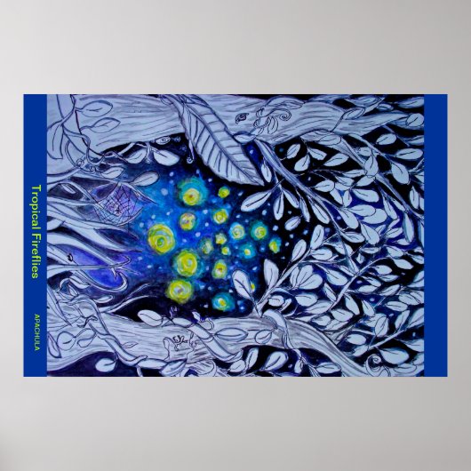 TROPISCHE FIREFLIE POSTER (Voorkant)