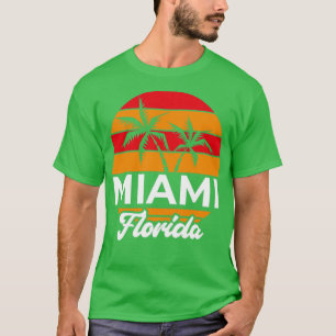 Tropische FL Summer Retro Miami Lover Florida T-shirt