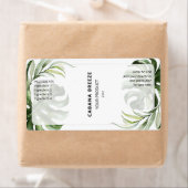 Tropische flacondopperlabels etiket (Insitu)