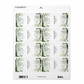 Tropische flacondopperlabels etiket (Full Sheet)