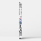 Tropische flair: Flamingo Zebra Paradise Case-Mate iPhone Case (Achterkant / Links)