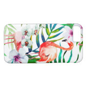 Tropische flamingo art. Case-Mate iPhone case (Achterkant (Horizontaal))