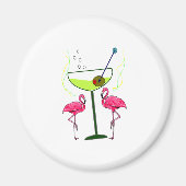 Tropische Flamingo Art Gifts Magneet (Voorkant)