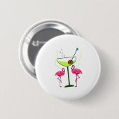 Tropische Flamingo Art Gifts Ronde Button 5,7 Cm (Voorkant /achterkant)