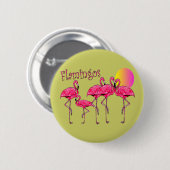 Tropische Flamingo Art Gifts Ronde Button 5,7 Cm (Voorkant /achterkant)