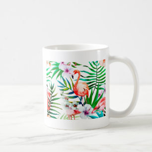 Tropische flamingo art. koffiemok
