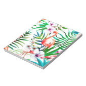 Tropische flamingo art. notitieblok (Linkerzijde)