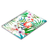 Tropische flamingo art. notitieboek (Linkerzijde)