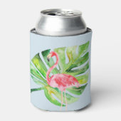Tropische Flamingo Bachelorette Koelbox Koozie (Blikje Voorkant)