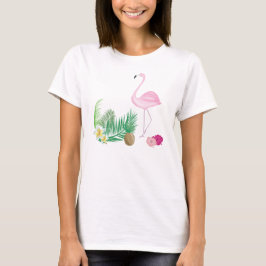 Tropische Flamingo Beach Top