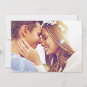 Tropische Flamingo Beach trouwfoto Save The Date (Achterkant)