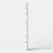 Tropische Flamingo Blauwe Strepen Patroon Case-Mate iPhone Case (Achterkant / Rechts)