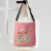 Tropische Flamingo Bloem Roze Crossbody Tas