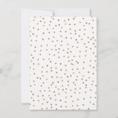 Tropische Flamingo Bridal Shower Invitation Kaart (Achterkant)