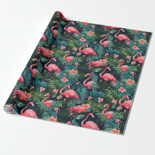 Tropische Flamingo Cadeaupapier