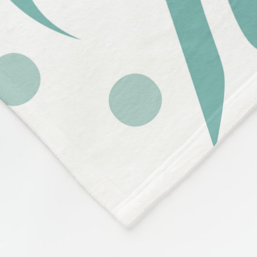 Tropische flamingo en bladeren, zomerpatroon. fleece deken (Hoek)